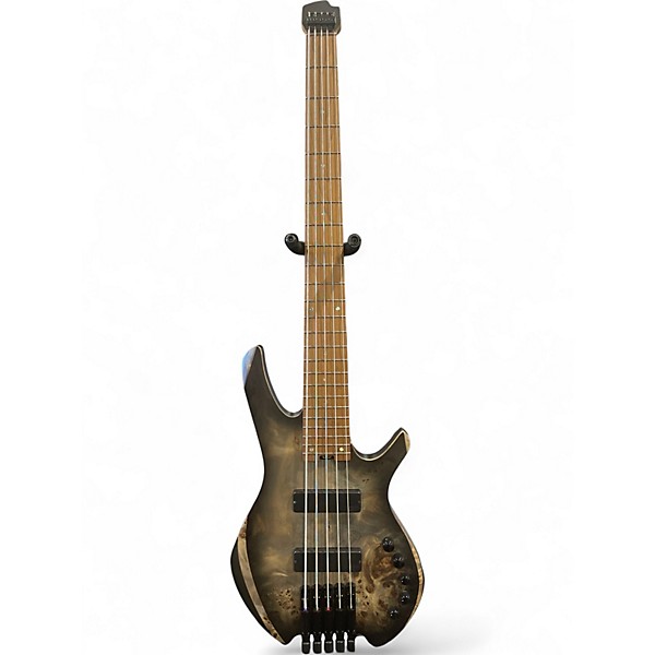 Used Cort SPACE 5 BLACK NATURAL Electric Bass Guitar