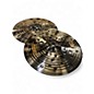 Used MEINL 14in classics custom dark hi hat Cymbal