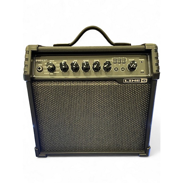 Used Line 6 Spider V 20 MkII 20w 1x8 Guitar Combo Amp