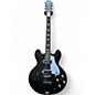 Used Epiphone Casino Worn Satin Black Hollow Body Electric Guitar thumbnail