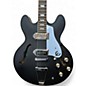 Used Epiphone Casino Worn Satin Black Hollow Body Electric Guitar