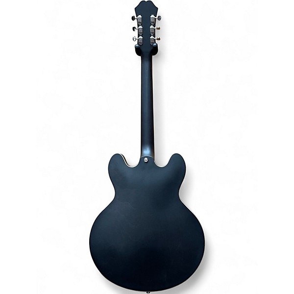 Used Epiphone Casino Worn Satin Black Hollow Body Electric Guitar