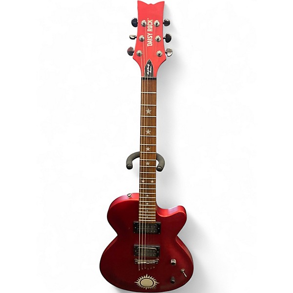 Used Daisy Rock ROCK CANDY CUSTOM Candy Apple Red Metallic Solid Body Electric Guitar