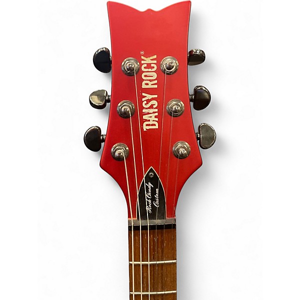 Used Daisy Rock ROCK CANDY CUSTOM Candy Apple Red Metallic Solid Body Electric Guitar