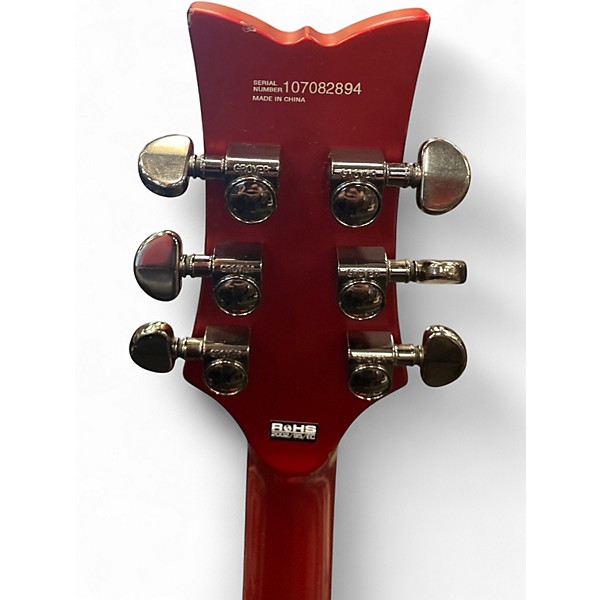 Used Daisy Rock ROCK CANDY CUSTOM Candy Apple Red Metallic Solid Body Electric Guitar