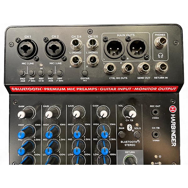 Used Harbinger LV8 Unpowered Mixer