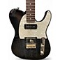 Used Tom Anderson T Classic black white dog hair burst Solid Body Electric Guitar