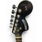 Used Starcaster by Fender Stratocaster Black Solid Body Electric Guitar