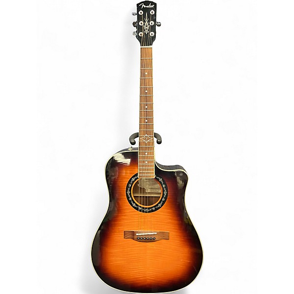 Used Fender T Bucket 300CE 3 Color Sunburst Acoustic Electric Guitar
