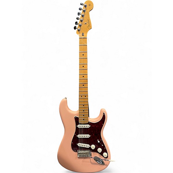 Used Fender Player Stratocaster Shell Pink Solid Body Electric Guitar