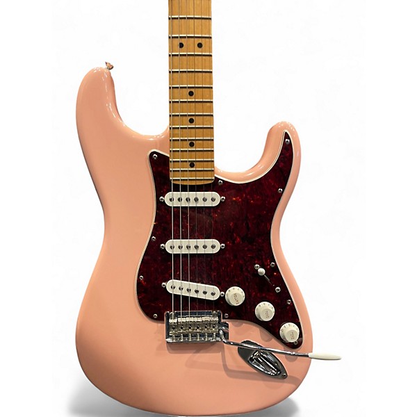 Used Fender Player Stratocaster Shell Pink Solid Body Electric Guitar