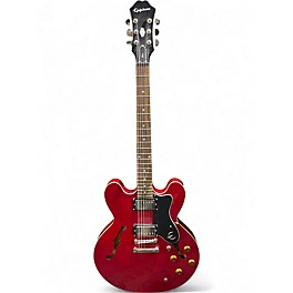 Used Epiphone Dot Cherry Hollow Body Electric Guitar