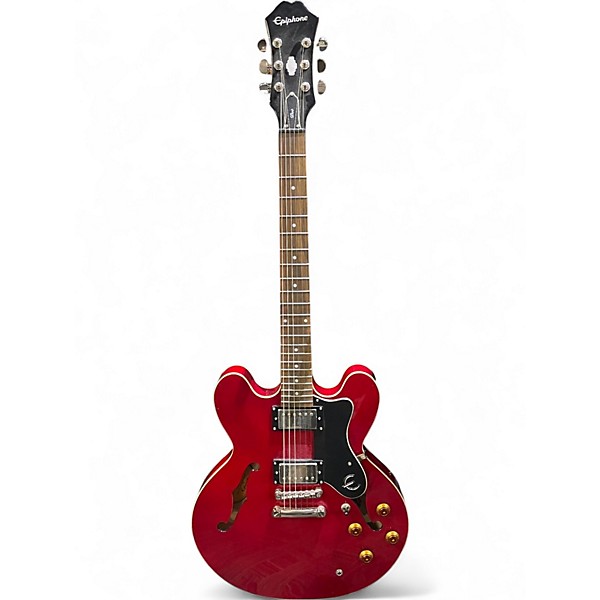 Used Epiphone Dot Cherry Hollow Body Electric Guitar