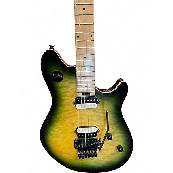 Used EVH Wolfgang Standard Green Burst Solid Body Electric Guitar