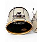 Used 2000s Mapex 4 Piece Mars Pro Series Olympic White Drum Kit