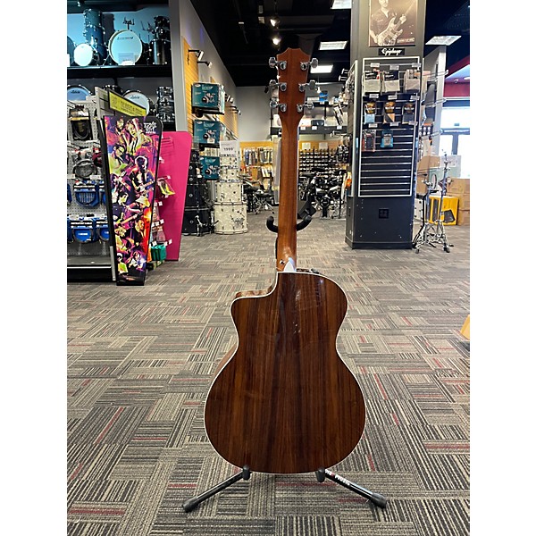 Used Taylor 214CE Deluxe Natural Acoustic Electric Guitar