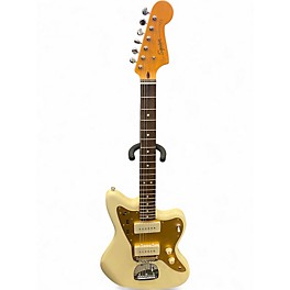 Used Squier J Mascis Jazzmaster Vintage White Solid Body Electric Guitar