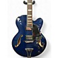 Used Ibanez AFS75T Artcore Blue Hollow Body Electric Guitar