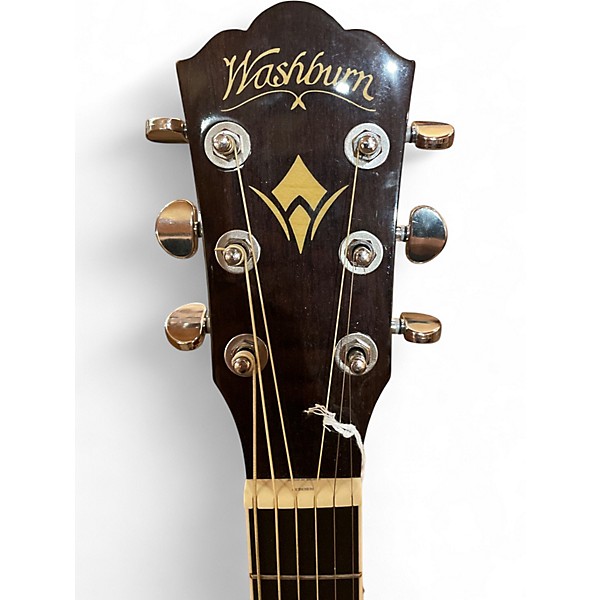 Used Washburn D10SCE Tobacco Burst Acoustic Guitar