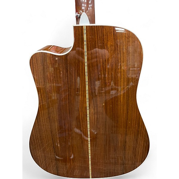 Used 2008 Martin DC28E Natural Acoustic Electric Guitar