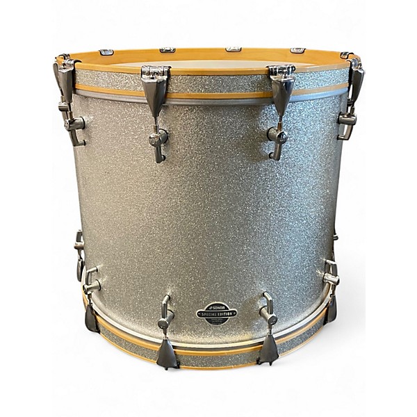 Used SONOR 3 Piece Special Edition Silver Sparkle Drum Kit