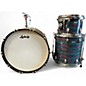 Vintage 1990s Ludwig 3 Piece Reissue Psychedelic Red Drum Kit thumbnail