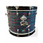 Vintage 1990s Ludwig 3 Piece Reissue Psychedelic Red Drum Kit