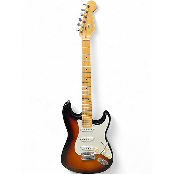 Used 1995 Fender American Standard Stratocaster Modified 3 Color Sunburst Solid Body Electric Guitar