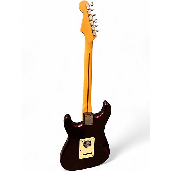 Used 2010s Fender Standard Stratocaster HSS Wine Red Solid Body Electric Guitar