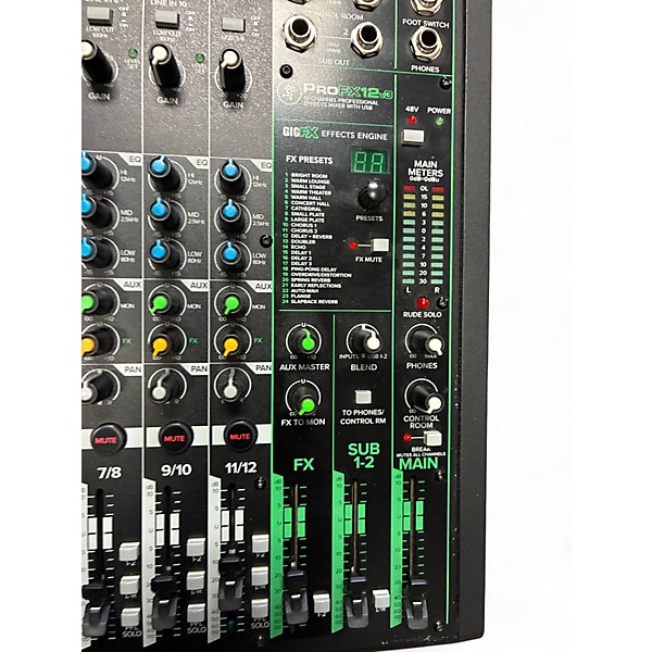 Used Mackie PROFX12 V3 Unpowered Mixer