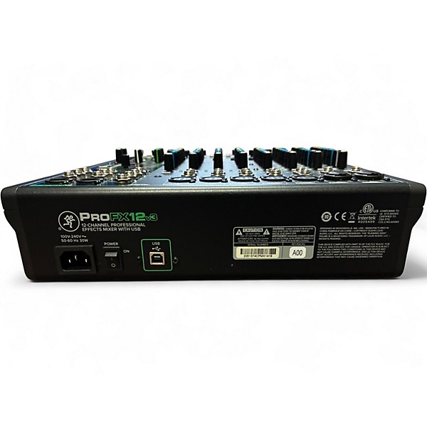 Used Mackie PROFX12 V3 Unpowered Mixer