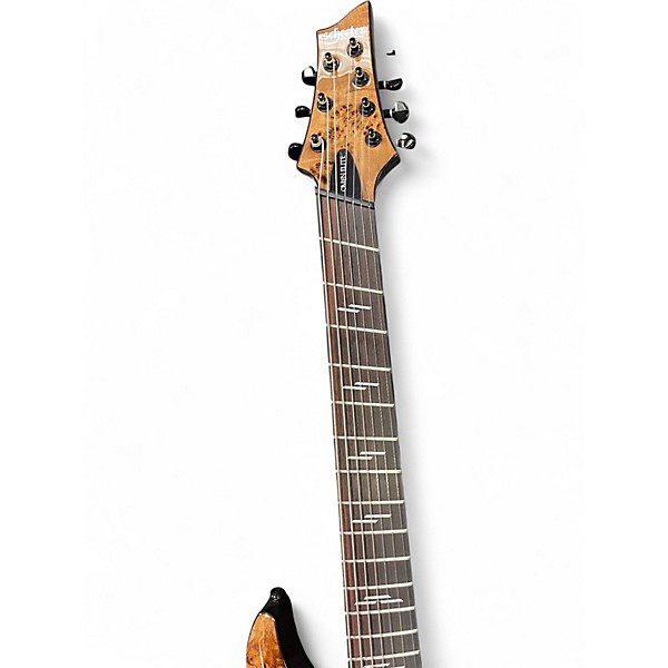 Used Schecter Guitar Research OMEN ELITE 7 MS Charcoal Solid Body Electric Guitar