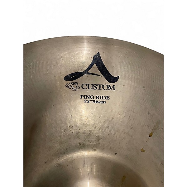 Used Zildjian 22in Ping Ride Cymbal