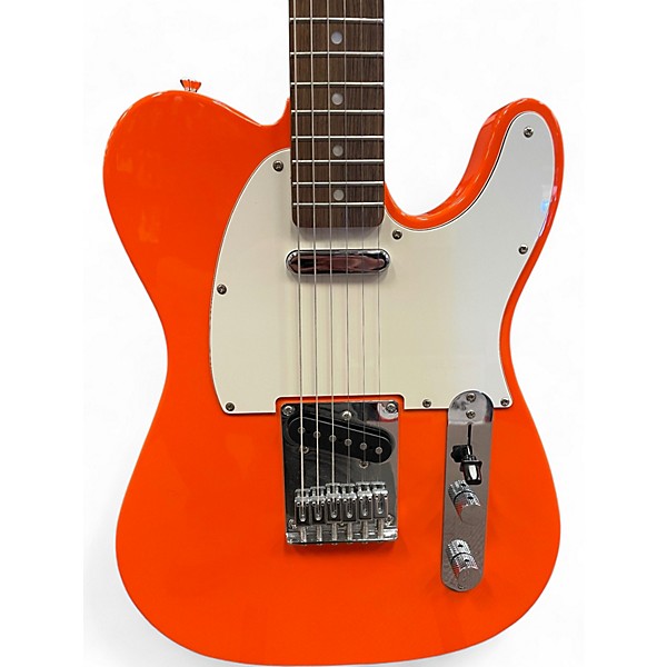 Used Squier Affinity Telecaster COMPETITION ORANGE Solid Body Electric Guitar