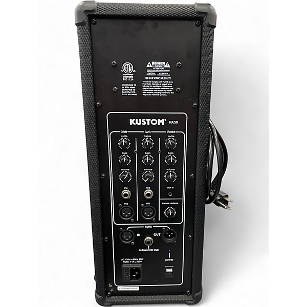 Used Kustom PA PA50 Sound Package
