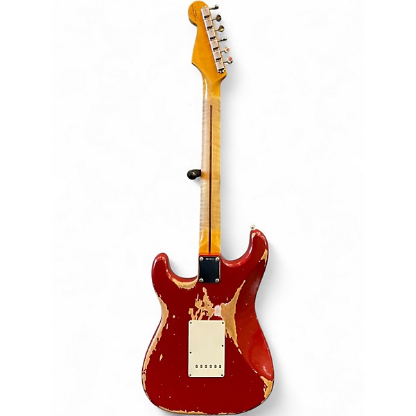Used Fender Custom Shop 56 Stratocaster Heavy Relic Cimarron Red Solid Body Electric Guitar