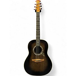 Used Ovation BALLADEER 2 Color Sunburst Acoustic Electric Guitar