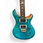 Used PRS SE Custom 24 Turquoise Solid Body Electric Guitar