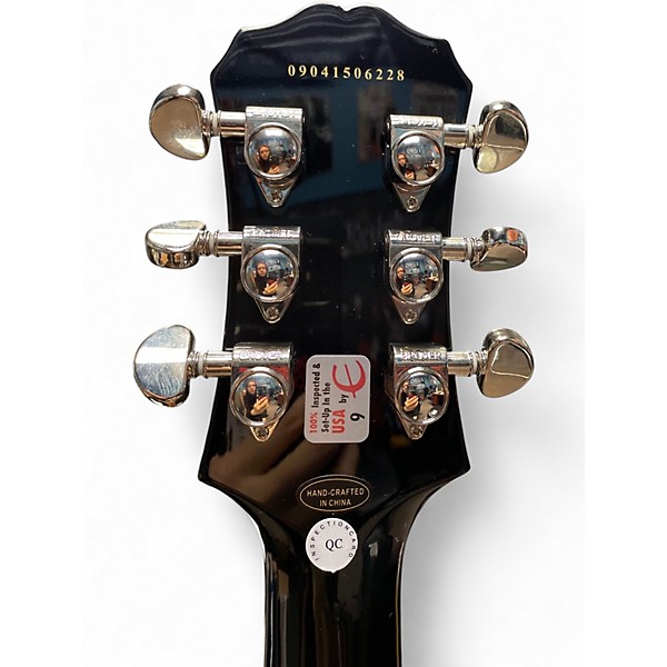Used Epiphone Les Paul Standard Black Solid Body Electric Guitar