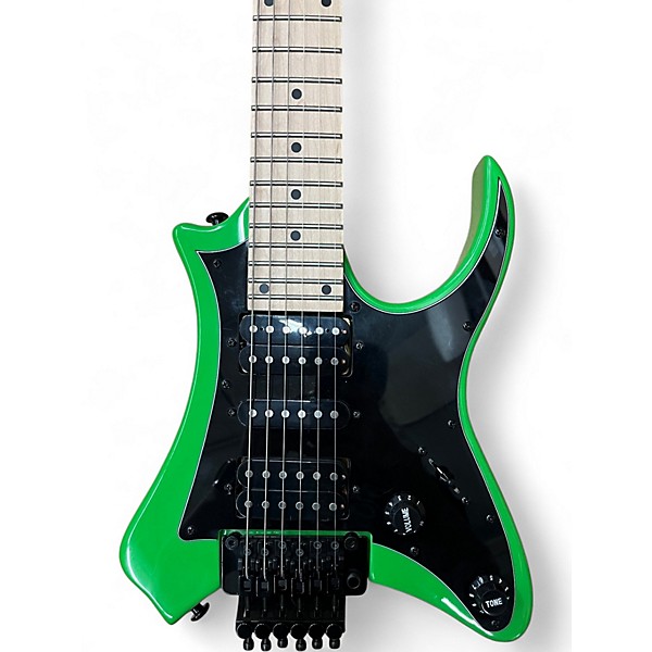 Used Traveler Guitar vaibrant v88x green Electric Guitar