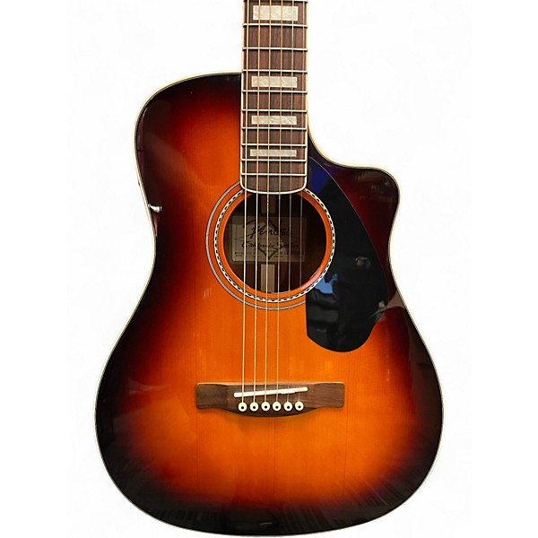 Used Fender  MALIBU SCE 3 Tone Sunburst Acoustic Electric Guitar