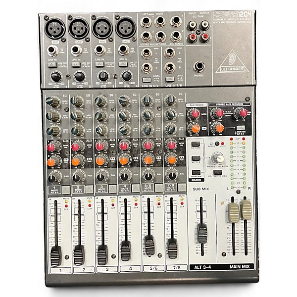 Used Behringer XENYX 1204 Powered Mixer