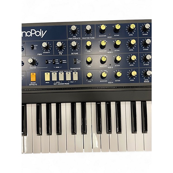 Used Behringer MonoPoly 4-voice Analog Synthesizer Synthesizer