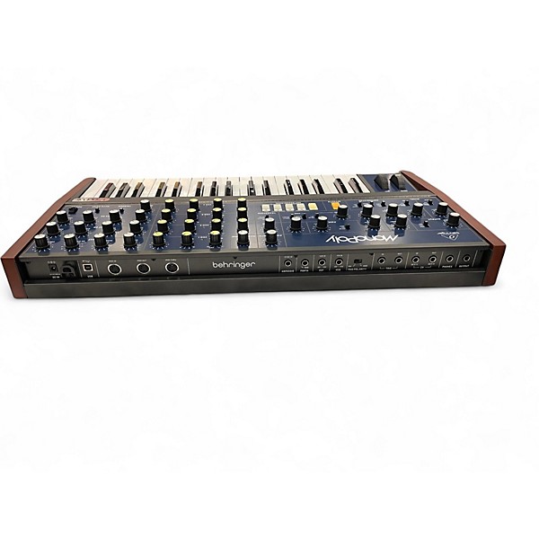 Used Behringer MonoPoly 4-voice Analog Synthesizer Synthesizer