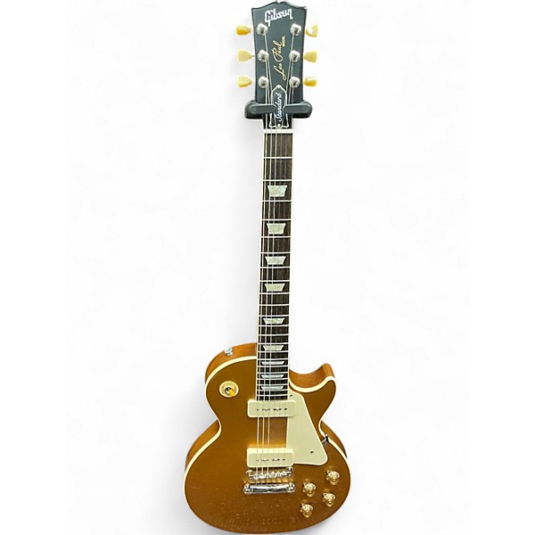 Used Gibson Les Paul Standard 50s P-90 Gold Top Solid Body Electric Guitar