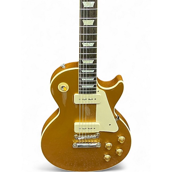 Used Gibson Les Paul Standard 50s P-90 Gold Top Solid Body Electric Guitar