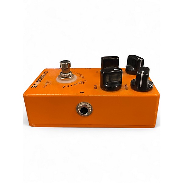 Used Caline Orange Burst Overdrive Effect Pedal
