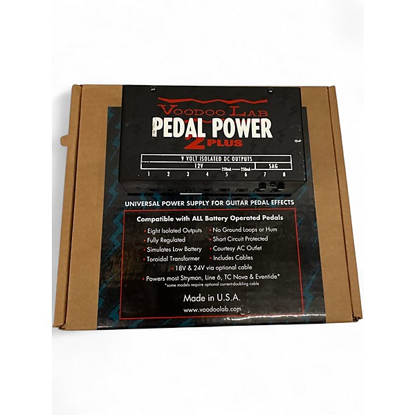 Used Voodoo Lab Pedal Power 2+ Power Supply