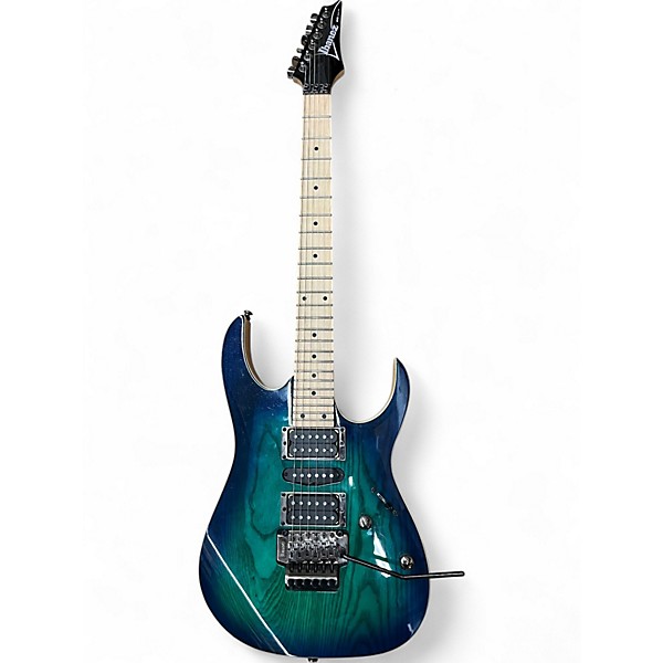 Used Ibanez RG470AHM Blue Moon Burst Solid Body Electric Guitar