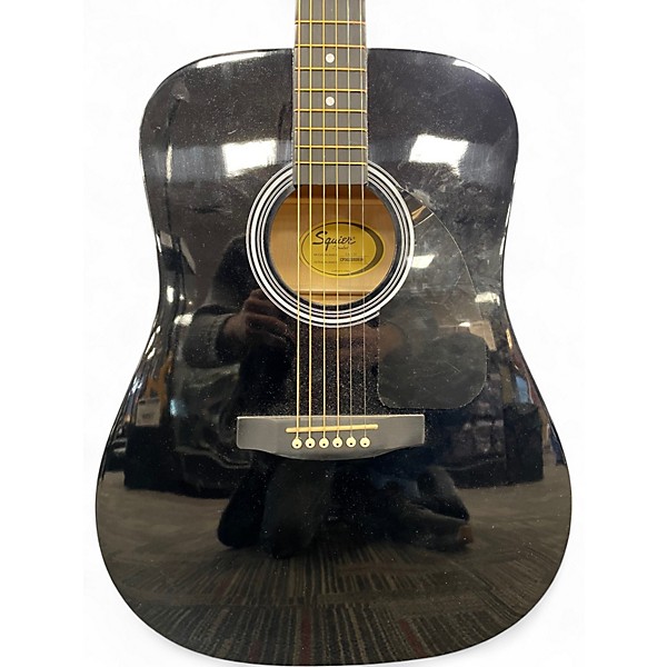Used Squier SA150 Black Acoustic Guitar